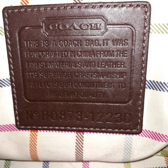 Coach Signature Logo Bag - Picture 8 of 8